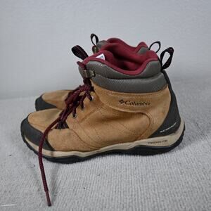 Columbia Women’s Hiking Boots Size 8 Waterproof Techlite Brown Trail Boots